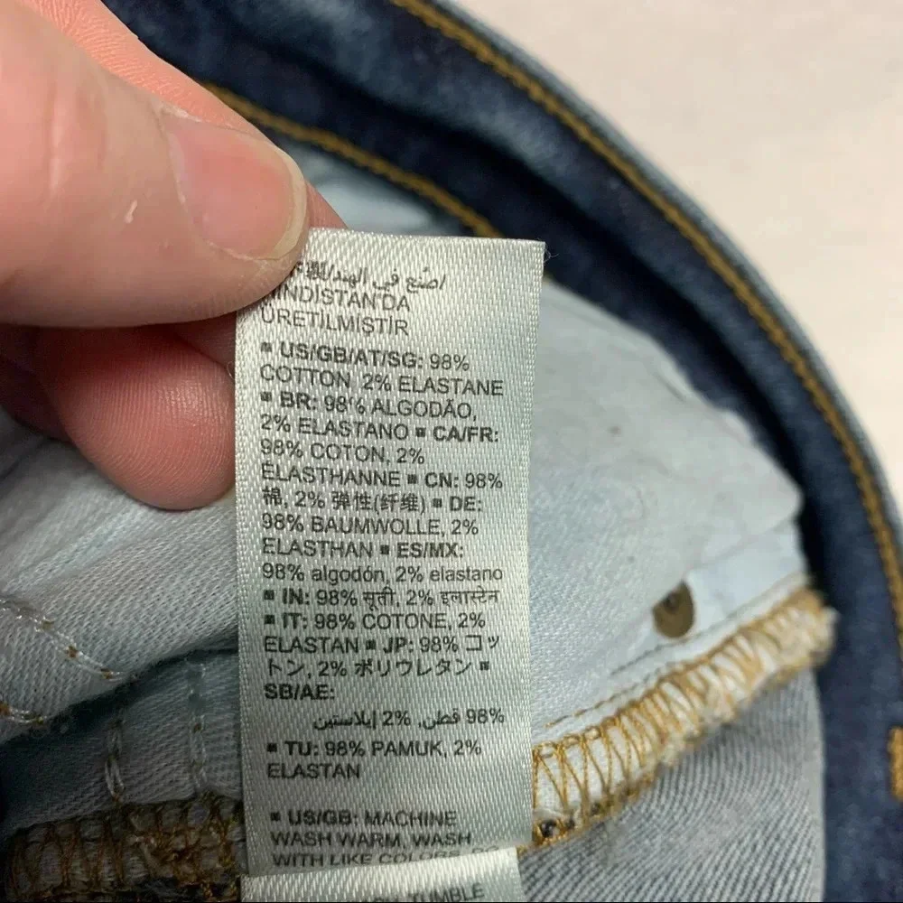 Mens Goodthreads brand jeans size 36x29 dark wash skinny